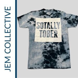 JEM COLLECTIVE Men’s Tie Dye Sotally Tober Short‎ Sleeve Tee - Size M